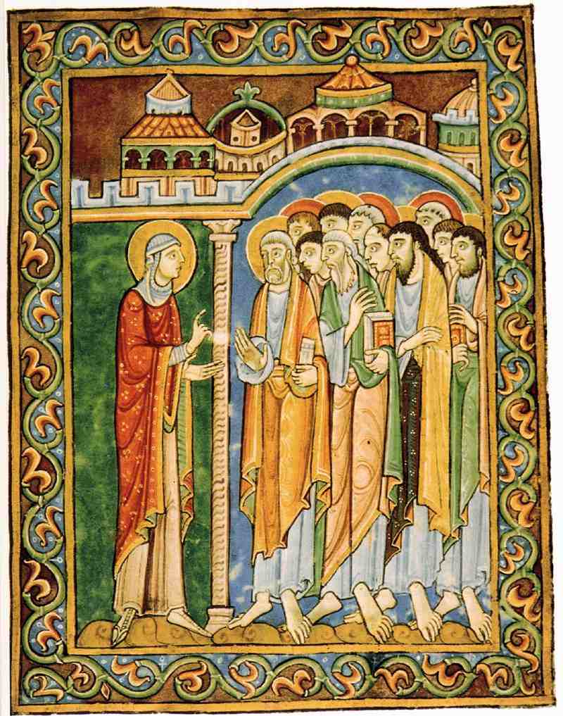 MH Mary Magdalen announcing the resurrection