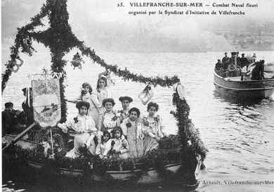 Klemberg Вильфранш Combat naval fleuri Villefranche sur Mer 1905
