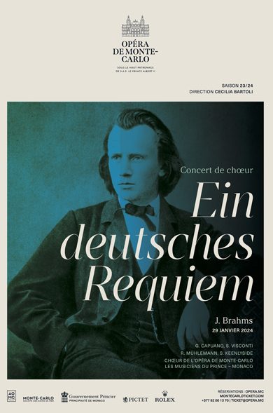 MP OMC affiche 40x60 REQUIEM DE BRAHMS